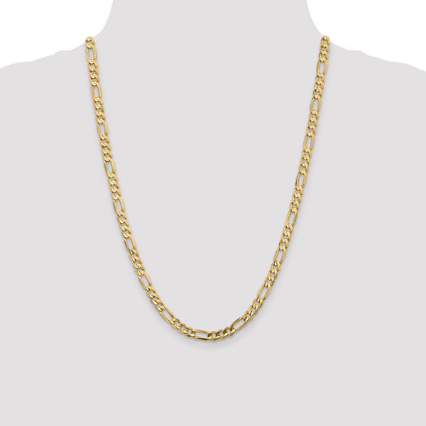 Leslie's 10K 5.25mm Concave Figaro Chain - Image 4