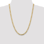 Leslie's 10K 5.25mm Concave Figaro Chain - Image 4