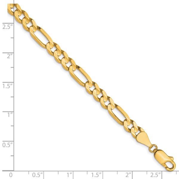 Leslie's 10K 5.25mm Concave Figaro Chain - Image 2