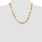 Leslie's 10K 6.75mm Concave Figaro Chain - Image 4