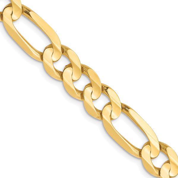 Leslie's 10K 6.75mm Concave Figaro Chain