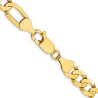 Leslie's 10K 6.75mm Concave Figaro Chain - Image 3
