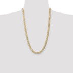 Leslie's 10k 6.75mm Concave Figaro Chain - Image 4