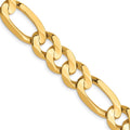 Leslie's 10K 8.75mm Concave Figaro Chain