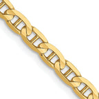 Leslie's 10K 3mm Concave Anchor Chain
