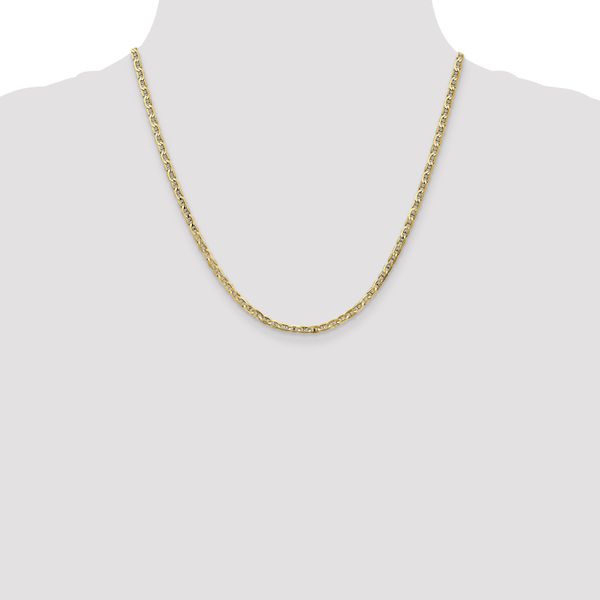 Leslie's 10K 3mm Concave Anchor Chain - Image 4