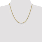 Leslie's 10K 3mm Concave Anchor Chain - Image 4