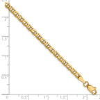 Leslie's 10K 3mm Concave Anchor Chain - Image 2