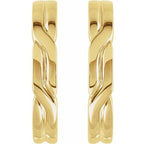 J-Hoop Earrings - Image 2