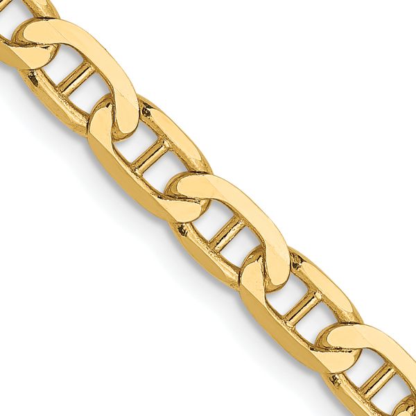 Leslie's 10K 3.75mm Concave Anchor Chain