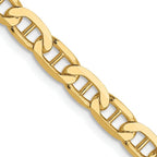 Leslie's 10K 3.75mm Concave Anchor Chain