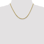Leslie's 10K 2.4mm Flat Beveled Curb Chain - Image 4