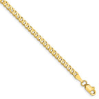 Leslie's 10K 2.4mm Flat Beveled Curb Chain