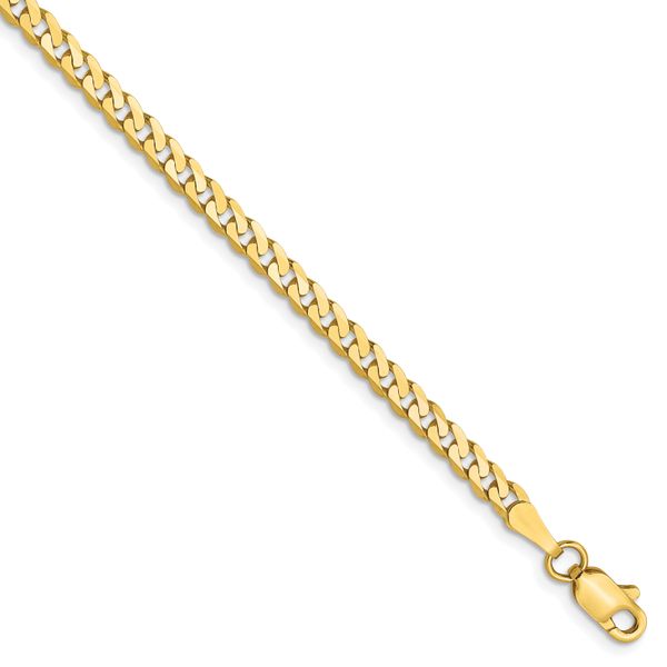 Leslie's 10K 2.4mm Flat Beveled Curb Chain