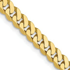 Leslie's 10K 3.9mm Flat Beveled Curb Chain