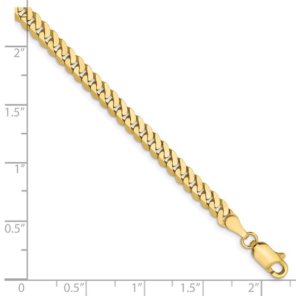Leslie's 10K 3.9mm Flat Beveled Curb Chain - Image 2