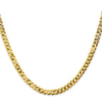 Leslie's 10K 4.6mm Flat Beveled Curb Chain - Image 2