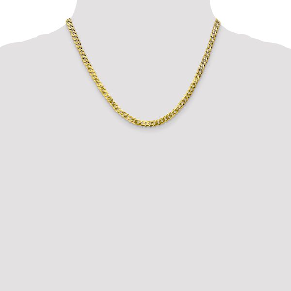 Leslie's 10K 4.6mm Flat Beveled Curb Chain - Image 4