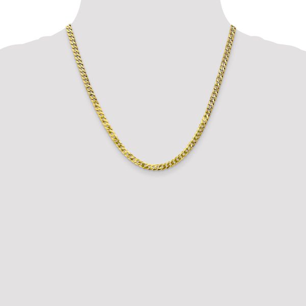 Leslie's 10K 4.6mm Flat Beveled Curb Chain - Image 4