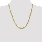 Leslie's 10K 4.6mm Flat Beveled Curb Chain - Image 4