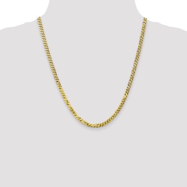 Leslie's 10K 4.6mm Flat Beveled Curb Chain - Image 4