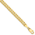 Leslie's 10K 4.6mm Flat Beveled Curb Chain