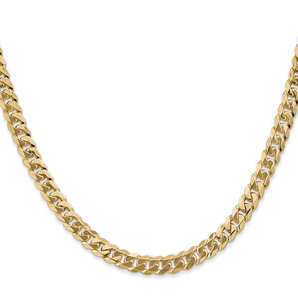 Leslie's 10K 5.75mm Flat Beveled Curb Chain - Image 2