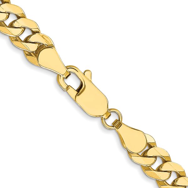 Leslie's 10K 5.75mm Flat Beveled Curb Chain - Image 3