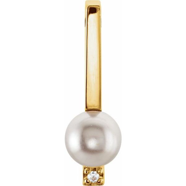 Pearl Bar Slide Pendant