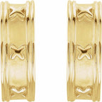 J-Hoop Earrings - Image 2