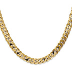 Leslie's 10K 7.25mm Flat Beveled Curb Chain - Image 2