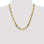 Leslie's 10K 7.25mm Flat Beveled Curb Chain - Image 4