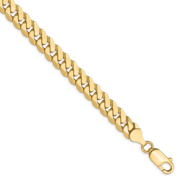 Leslie's 10K 7.25mm Flat Beveled Curb Chain