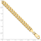 Leslie's 10K 7.25mm Flat Beveled Curb Chain - Image 2