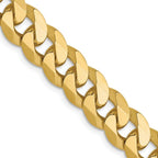 Leslie's 10K 8mm Flat Beveled Curb Chain