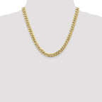 Leslie's 10K 8mm Flat Beveled Curb Chain - Image 4