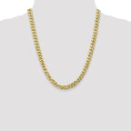 Leslie's 10K 8mm Flat Beveled Curb Chain - Image 4