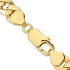 Leslie's 10K 8mm Flat Beveled Curb Chain - Image 3