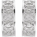 J-Hoop Earrings - Image 2