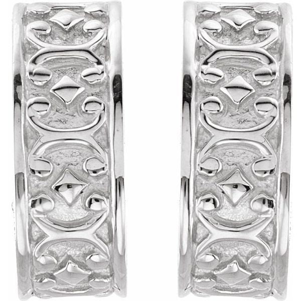 J-Hoop Earrings - Image 2