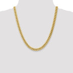 Leslie's 10K 7.3mm Semi-Solid Miami Cuban Chain - Image 4