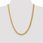 Leslie's 10K 7.3mm Semi-Solid Miami Cuban Chain - Image 4