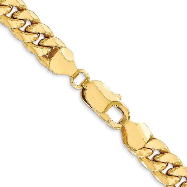 Leslie's 10K 7.3mm Semi-Solid Miami Cuban Chain - Image 3