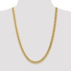 Leslie's 10K 7.3mm Semi-Solid Miami Cuban Chain - Image 4
