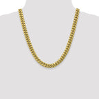 Leslie's 10K Semi-Solid 9.3mm Miami Cuban Chain - Image 4