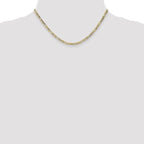 Leslie's 10K 3.5mm Semi-Solid Figaro Chain - Image 4