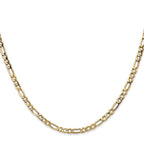 Leslie's 10K 3.5mm Semi-Solid Figaro Chain - Image 2