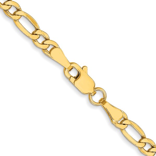 Leslie's 10K 3.5mm Semi-Solid Figaro Chain - Image 3