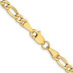 Leslie's 10K 3.5mm Semi-Solid Figaro Chain - Image 3