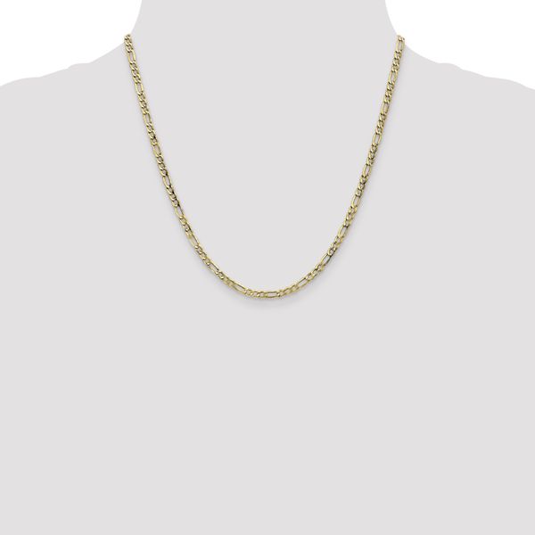 Leslie's 10K 3.5mm Semi-Solid Figaro Chain - Image 4